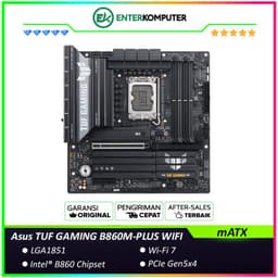 Asus TUF GAMING B860M-PLUS WIFI (LGA1851, B860, DDR5, USB3.2 Gen2 Type-C, SATA3)