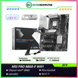 MSI PRO B860-P WIFI (LGA1851, B860, DDR5, USB3.2 Gen2 Type-C, SATA3)