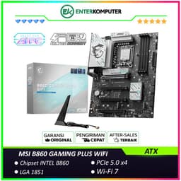 MSI B860 GAMING PLUS WIFI (LGA1851, B860, DDR5, USB3.2 Gen2 Type-C, SATA3)