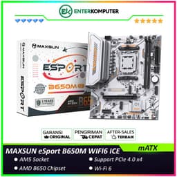 MAXSUN eSport B650M WIFI6 ICE (AM5, AMD B650, DDR5, USB3.2, SATA3)