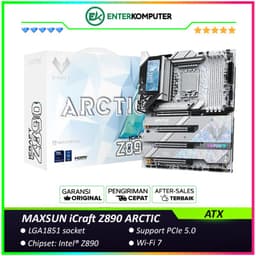 MAXSUN iCraft Z890 ARCTIC (LGA1851, Z890, DDR5, USB3.2 Gen2x2 Type-C, SATA3)