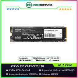 KLEVV SSD CRAS C715 1TB M.2 2280 NVMe PCle Gen3 x4 - K01TBM2SP0-C7T - R3200MB/s W2000MB/s