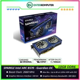 SPARKLE Intel ARC B570 10GB GDDR6 Guardian OC - BLUE BREATHING LIGHT - DUAL FAN - Garansi 3Thn
