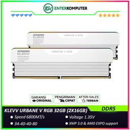 KLEVV URBANE V RGB DDR5 PC54400 6800MHz 32GB (2X16GB) 34-40-40-80 - KD5AGUA80-68A340M