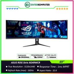 ASUS ROG Strix XG49WCR 49 Super Ultra-wide Double QHD Curved Gaming Monitor 165Hz