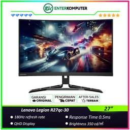 Lenovo Legion R27qc-30 27 3-Side NearEdgeless QHD 180Hz Curved Gaming Monitor