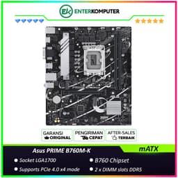 Asus PRIME B760M-K (LGA1700, B760, DDR5, USB3.2, SATA3)