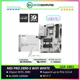 MSI PRO Z890-S WIFI WHITE (LGA1851, Z890, DDR5, USB3.2 Gen2x2 Type-C, SATA3)