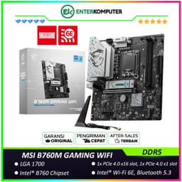 MSI B760M GAMING WIFI (LGA1700, B760, DDR5, USB3.2, SATA3)