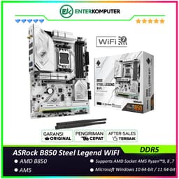 ASRock B850 Steel Legend WIFI (AM5, AMD B850, DDR5, USB3.2 Type-C, SATA3)