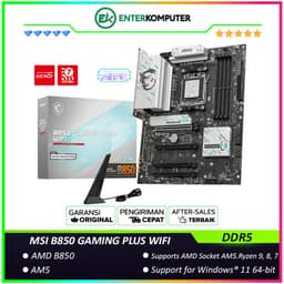 MSI B850 GAMING PLUS WIFI (AM5, AMD B850, DDR5, USB3.2 Type-C, SATA3)