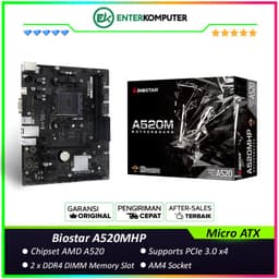 Biostar A520MHP (AM4, AMD A520, DDR4, USB3.2, SATA3)