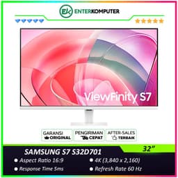 Samsung ViewFinity S7 S32D701 32 4K UHD HDR10 Monitor - White