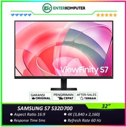 Samsung ViewFinity S7 S32D700 32 4K UHD HDR10 Monitor - Black