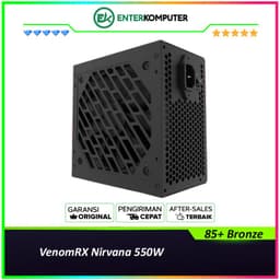 VenomRX Nirvana 550W 85+ Bronze Flat Cable - Black