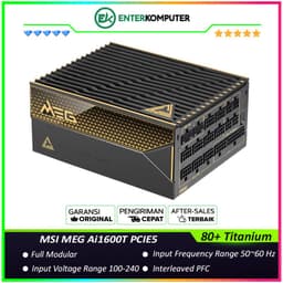 MSI MEG Ai1600T PCIE5 1600W 80 Plus Titanium Full Modular