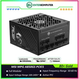 MSI MPG A850GS PCIE5 850W 80 Plus Gold Full Modular
