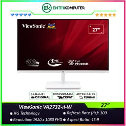 ViewSonic VA2732-H-W 27 FHD IPS 100Hz Frameless Monitor