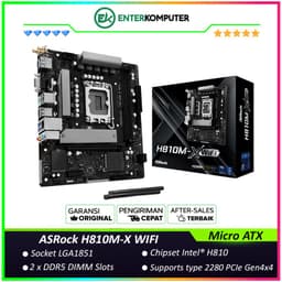 ASRock H810M-X WIFI (LGA1851, H810, DDR5 USB3.2 Type-C, SATA3)