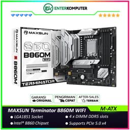 MAXSUN Terminator B860M WIFI (LGA1851, B860, DDR5, USB3.2 Gen2x2 Type-C, SATA3)
