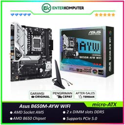 Asus B650M-AYW WIFI (AM5, AMD B650, DDR5, USB3.2 Type-C, SATA3)