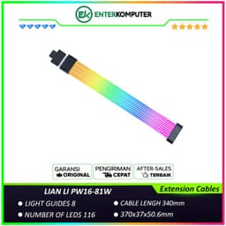 LIAN LI PW16-81W Strimer Wireless 16-8 - Highly Customizable Addressable RGB Extension Cables