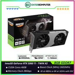 Inno3D GeForce RTX 5060 Ti 8GB GDDR7 TWIN X2 - DUAL FAN - Garansi 3 Thn