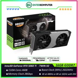 Inno3D GeForce RTX 5060 Ti 16GB GDDR7 TWIN X2 - DUAL FAN - Garansi 3 Thn