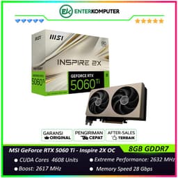 MSI GeForce RTX 5060 Ti 8GB GDDR7 - Inspire 2X OC