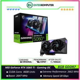 MSI GeForce RTX 5060 Ti 8GB GDDR7 - Gaming OC