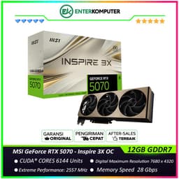 MSI GeForce RTX 5070 12GB GDDR7 - Inspire 3X OC