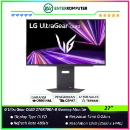 LG UltraGear OLED 27GX790A-B 26.5 QHD OLED HDR400 True Black 480Hz Gaming Monitor